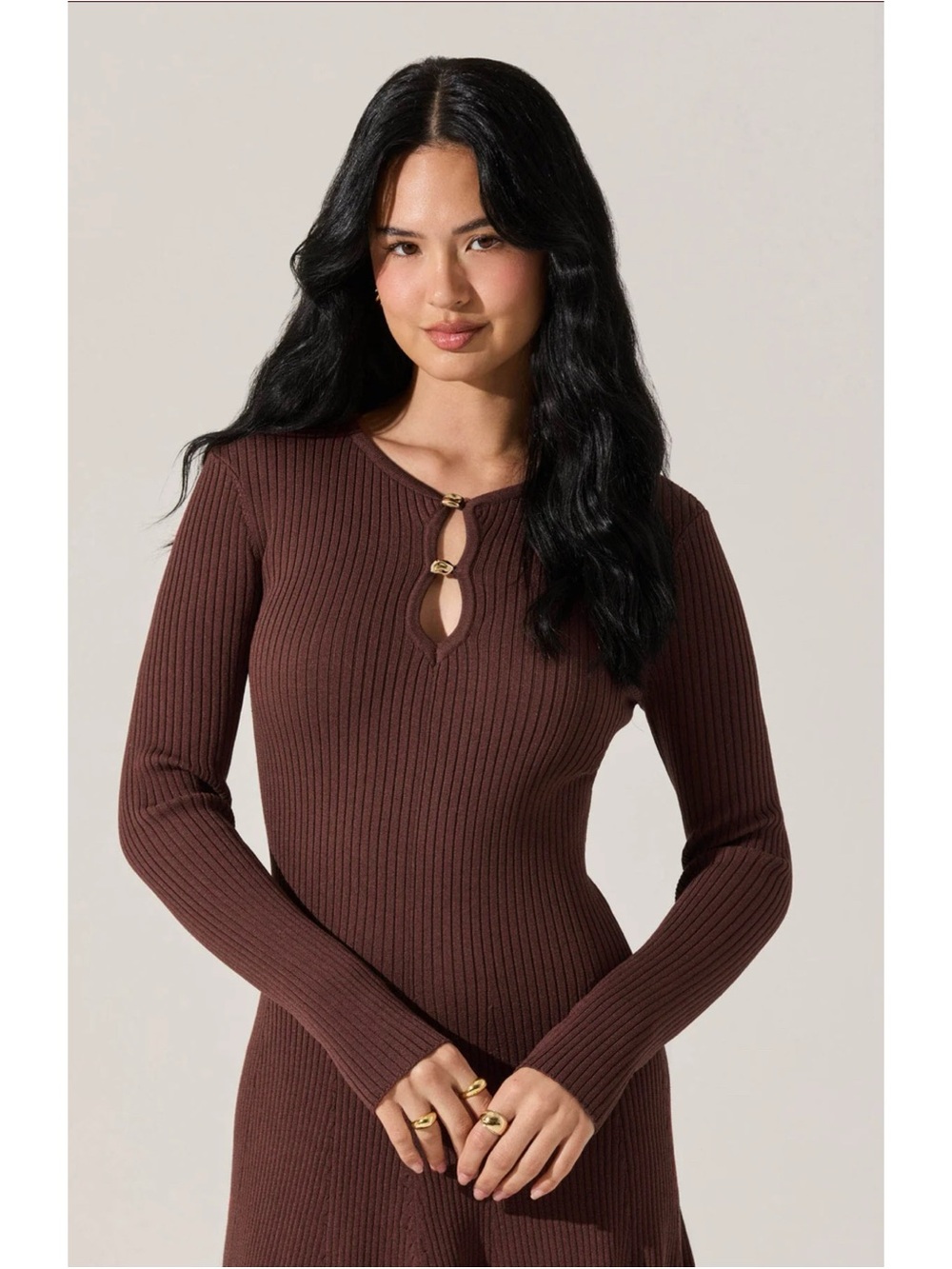ASTR the label Fallyn Sweater Dress sz XL - Picture 7 of 14